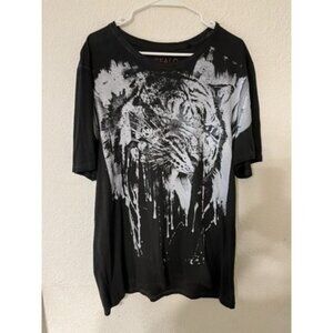 Buffalo David Bitton Tiger All Over Print Men’s XXL T-Shirt